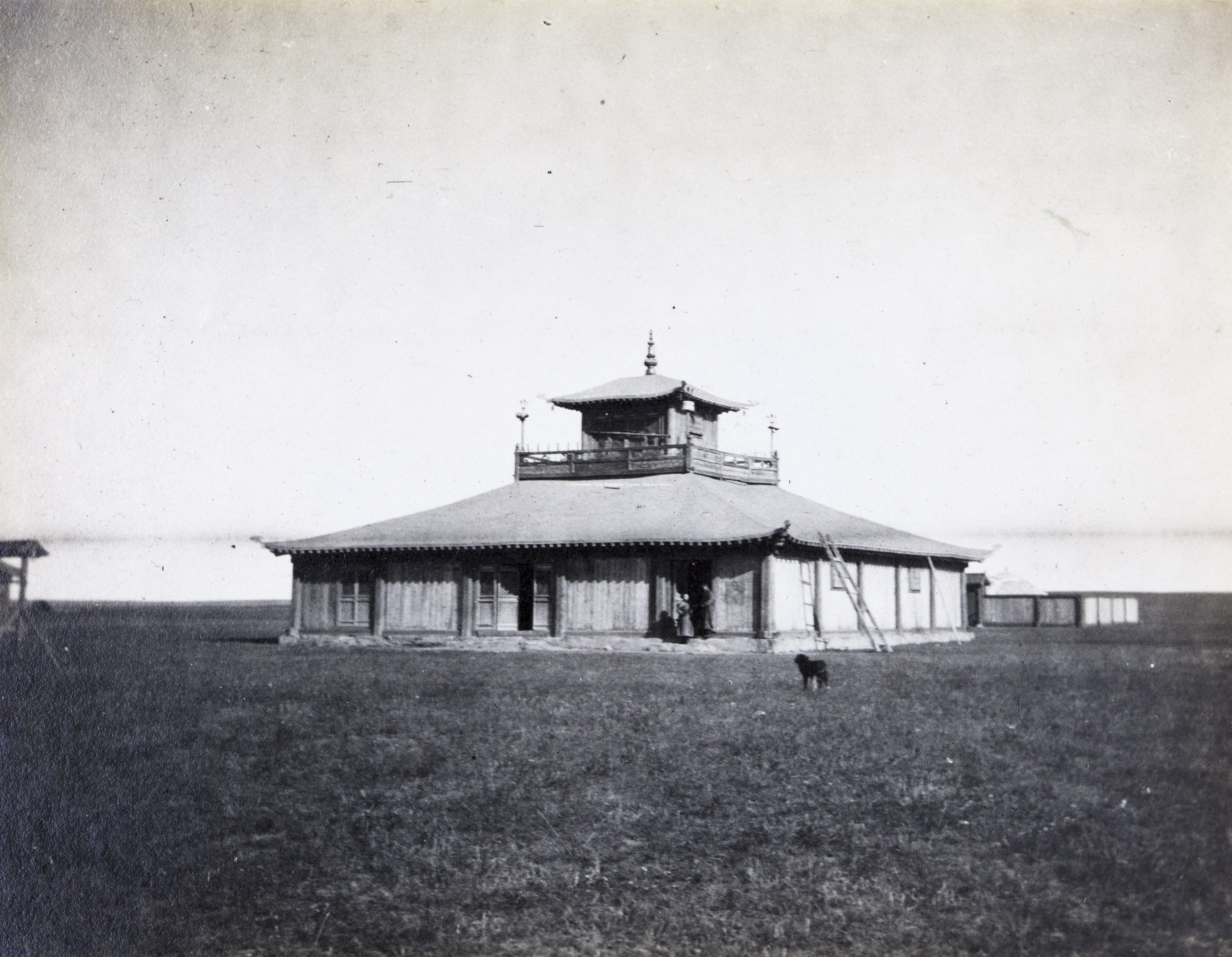 Saruul günii khoshuu. Main temple of the lamasery. RGS089869 Binsteed, G.C. 1913 Saruul günii khoshuu. Main temple of the lamasery. RGS089869 Binsteed, G.C. 1913